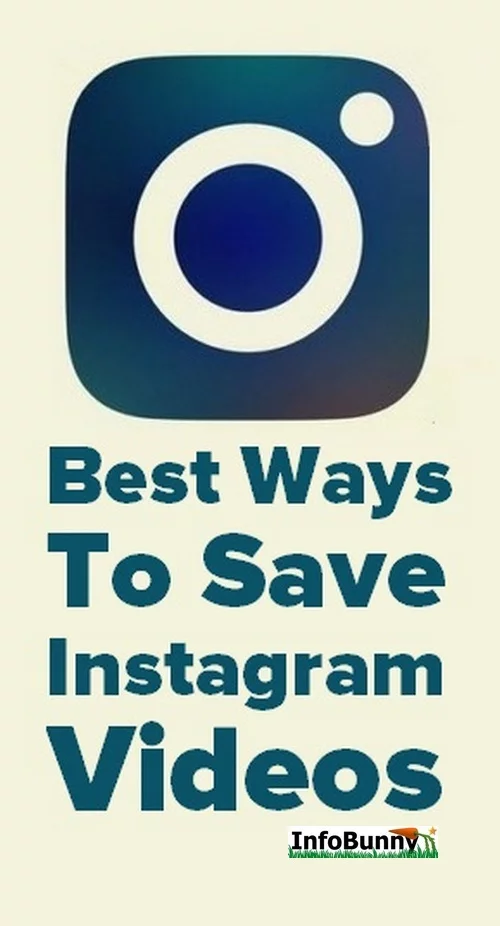 Best Ways To Save Instagram Videos pinterest - Click42