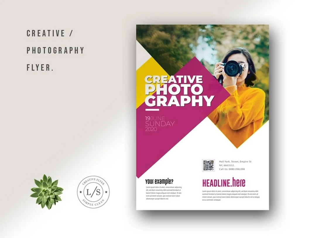 Creative Photography Free Flyer Poster Template - Click42